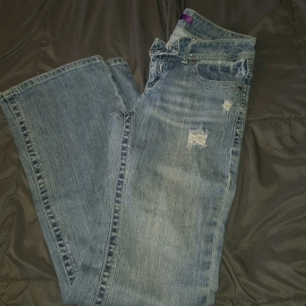 PINK blue jeans